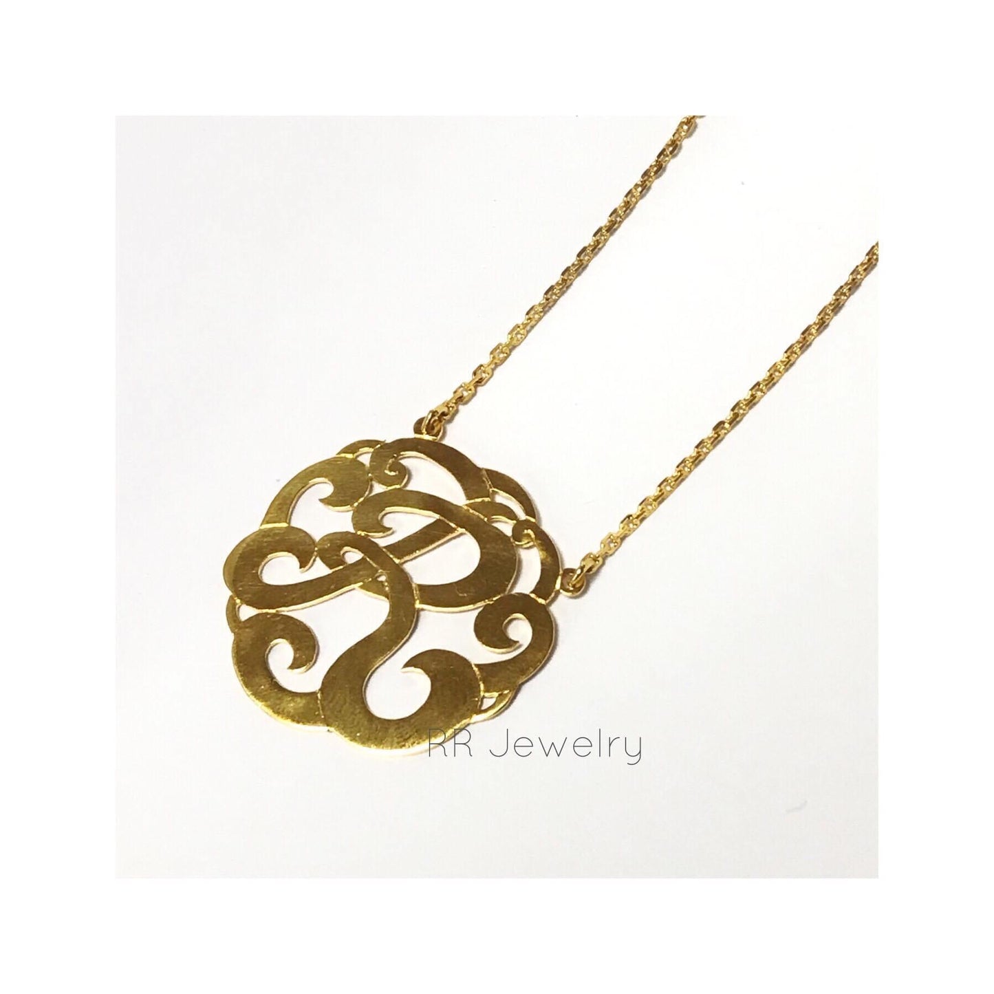 Necklace - Monogram 1.2"