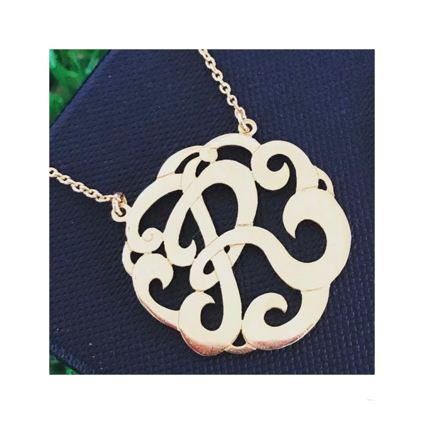 Necklace - Monogram 1.2"